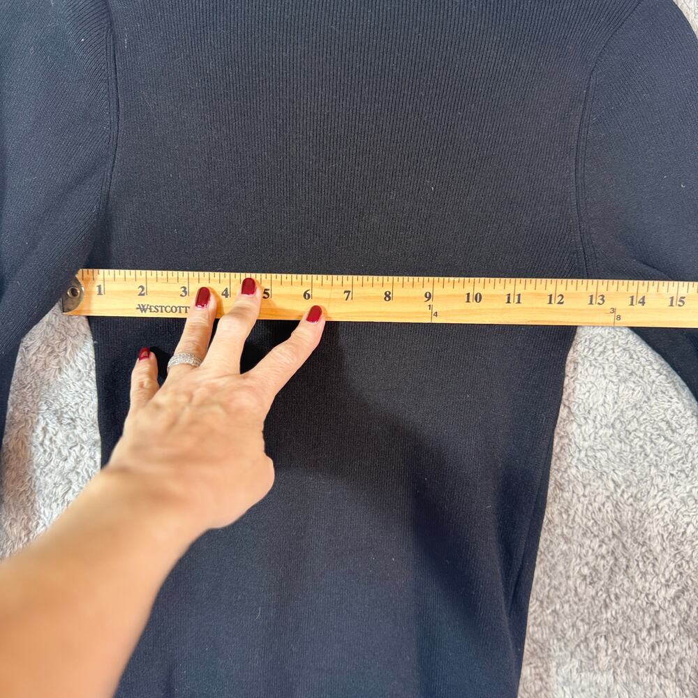 Maeve Midnight Black Cowl Neck Sweater - Picture 7 of 8